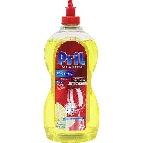 PRIL BRILLANTANTE + ASCIUGA RAPIDO PER LAVASTOVIGLIE 500 ML LIMONE E LIME (1/5)