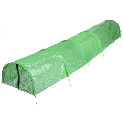 SERRA GIARDINO A TUNNEL CON COPERTURA PER PIANTE FIORI CM 300X45X30H (28160) (1/2)
