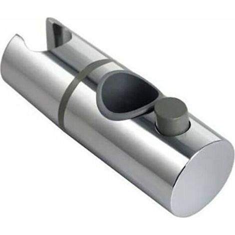 Support de pommeau de douche Support de pommeau de douche réglable à 360 ° pour diamètre 28MM ABS Rail Head Slide Bar Clamp Chrome Plaqué (1/5)