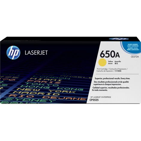 HP Cartridge No 650A HP650A HP 650A Yellow Gelb (CE272A) (1/5)