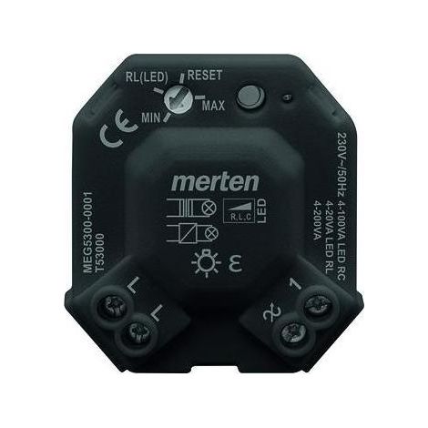 Merten Universal LED Dimmermodul schwarz MEG5300-0001 (1/5)