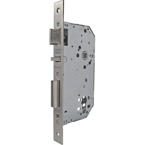 serrure encastrée pour portes en bois, 50 mm, fer émaillé (1/3)