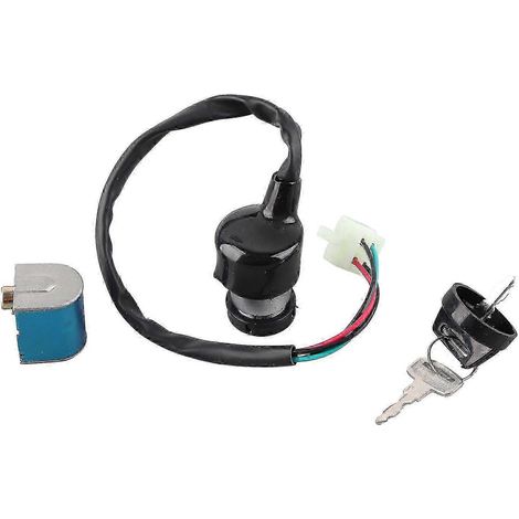 Contacteur d'allumage pour moto CF188 CF500 CF600 (avec clé) - Compatible avec les modèles 500cc et 600cc (1/5)