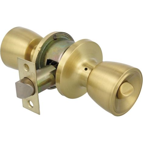 Bouton de verrouillage à coupelle en laiton mat mod. 602 11120 ami