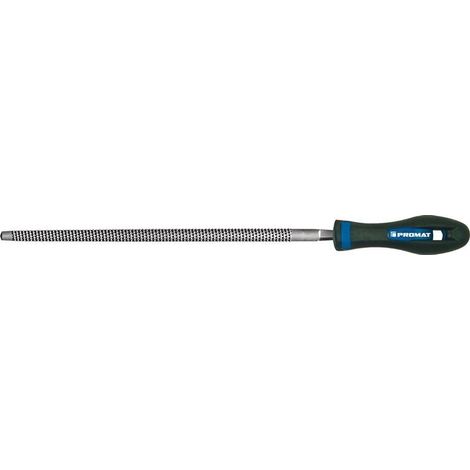 Râpe à bois DIN 7263 E L. 200 mm coupe transv. 8 mm coupe 2 rond Ergonomique bicomposant PROMAT (1/2)
