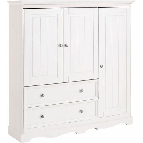 Melissa-Armoire 3 Portes 2 Tiroirs (1/2)