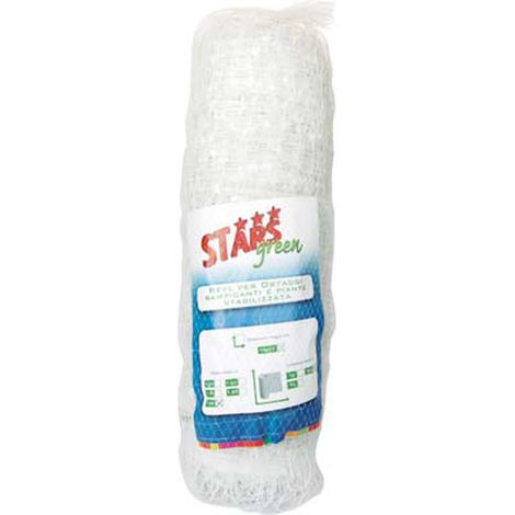 Rete Sostegno Ortaggi Florplus Stars Pp - Cm 17X15  - Mt 10 - H.Cm 170 - 1 Pz (1/2)