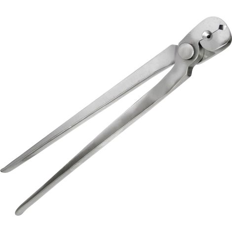 Pince à ongles en acier satiné à tête plate
