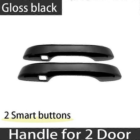 Lot de 2 poignées de porte noires de luxe pour Honda HR-V, HRV, HR V Vezel 2022, RV MK3 2021-2023 accessoires auto autocollants – 2 portes, 2 serrures (1/5)