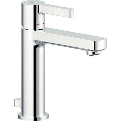 Miscelatore lavabo con scarico 1 1/4” Nobili serie Lira LR116118/1CR  Cromato - Ottone