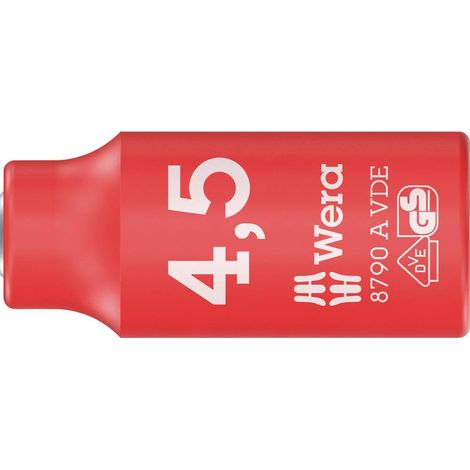 Wera 8790 A VDE 05005929001 Inserto a bussola VDE isolato 1/4 (6.3 mm) (1/4)