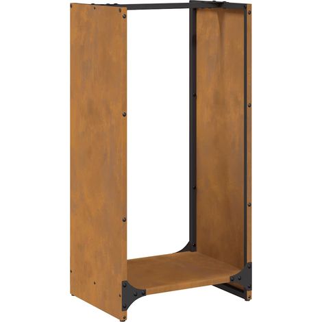 Étagères de rangement,Étagère à bois 40x30x80 cm acier résistant aux intempéries CFW58276 (1/5)