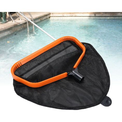 RHG Épuisette de piscine avec filet en nylon profond et cadre en aluminium, à mailles ultra-fines, idéale pour le nettoyage des feuilles, des débris et l'écrémage de la piscine (1/5)