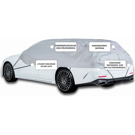 Halbabdeckung für Schrägheck M Auto Plane Praktisch 3W Auto