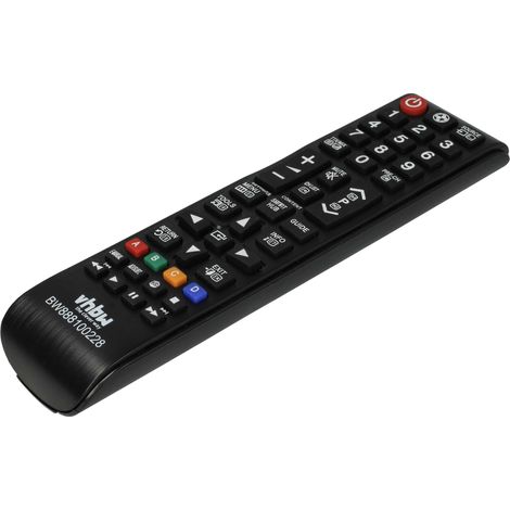 vhbw Replacement Remote Control compatible with Samsung UE75F6400, UE75F8000, UE75F8090 TV, Television