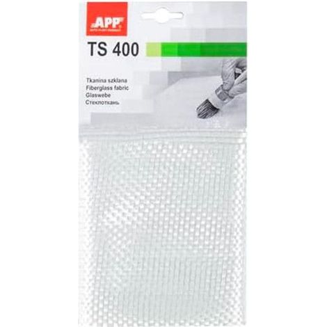 Fibre de verre - Pour réparation de carrosserie - 0,5m² - 400g - APP TS 400