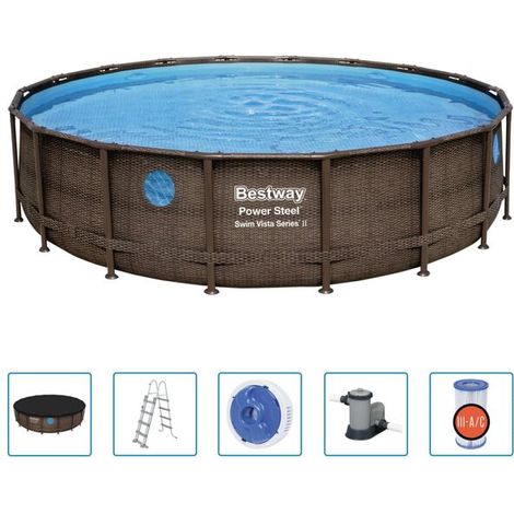 Ensemble de piscine Bestway Power Steel 549 x 122 cm (1/5)