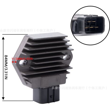 Accessoires de rechange pour motos : redresseur et régulateur de tension pour Honda TRX350 400 (onde complète). (1/4)