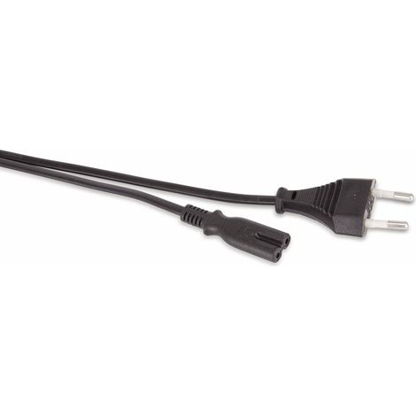 GOOBAY Euro-Netzkabel, 3 m, schwarz
