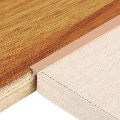2.9ft x 0.31" Moulure De Transition Pour Sol, Profilé En Alliage D'Aluminium Pour Combler Les Interstices Entre Lames De Vinyle, Stratifié, Carrelage, Or (1/5)