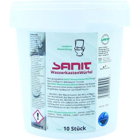 Cube de réservoir sanitaire pour Geberit, TECE et autres 10 pcs.