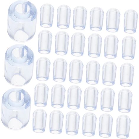Protections grilles d'évier 80 embouts de grille en PVC transparent (1/5)
