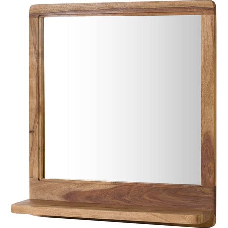 Miroir 60x15x65 en bois de Sheesham naturel sablé MALMÖ 2 280 (1/3)