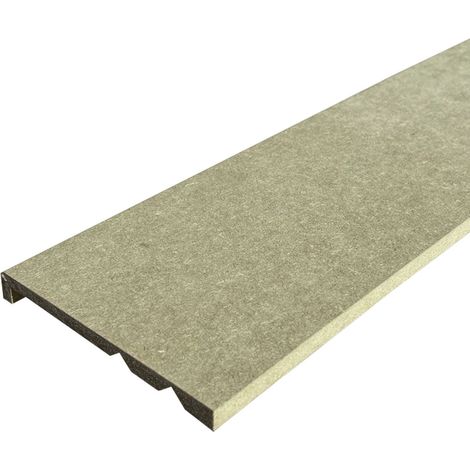 Lot de 6 Surplinthes MDF Hydrofuge, L.2.44 m x H.13.1 cm, Ep.22 mm (1/5)