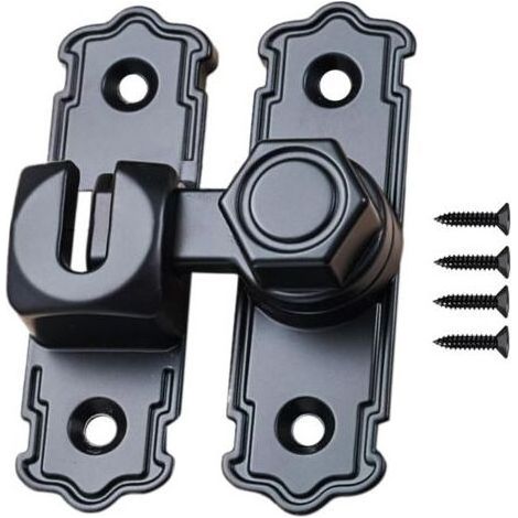 Serrature E Chiusure Per Porte del Fienile,Chiusure per Porte del Fienile - elementi di Fissaggio Rinforzato Anti-Ruggine Per Armadio a muro, Bagno, cancello E Garage (1/5)