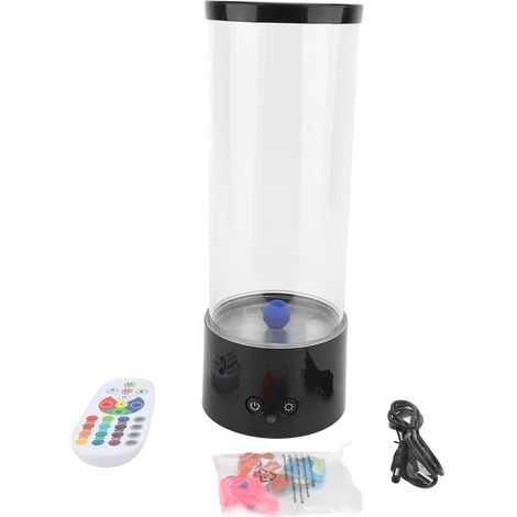 Lampe LED en forme d'animaux marins, haute luminosité, USB, plusieurs Modes de couleurs, veilleuse d'aquarium, poisson à bulles (1/2)
