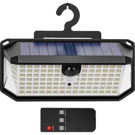 Lampe Solaire Extérieur, 546 LEDs, Éclairage Puissant à 300°- 2 pcs (1/5)