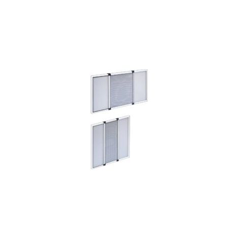 Moustiquaire extensible pour fenêtre 70x50 cm – Réglable de 50 à 92 cm – Textile et plastique blanc – Installation facile