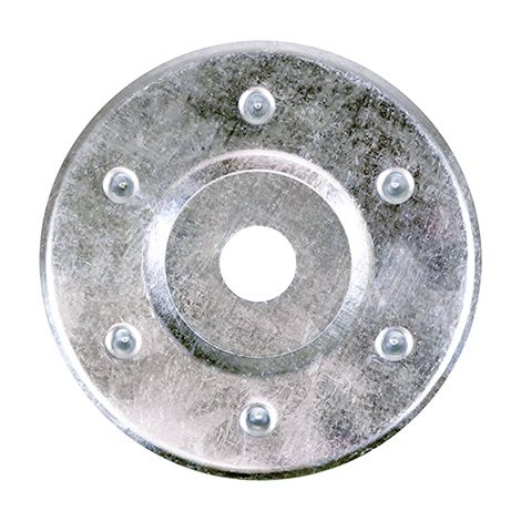 TIMCO Large Metal Insulation Discs Silver - 85mm