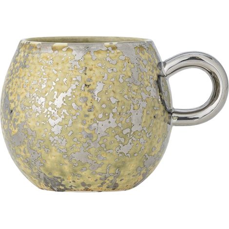 Tasse - 275 ml - En faïence - Diamètre : 9 cm - Hauteur : 8 cm - Parfait pour votre plaisir quotidien de café ou de thé - Tasse à café élégante pour votre table de petit-déjeuner (1/4)