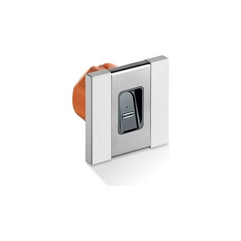 Sommer – Lecteur de badge biométrique ENTRAsys+ encastré – Fonctionnement sur batterie – 50-80 empreintes – Portée 25m – Température -25 à +65°C