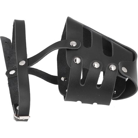Muselière Anti-morsure pour chien, respirante, réglable, renforcée, facile à utiliser, couverture buccale pour entraînement des animaux de compagnie (1/5)