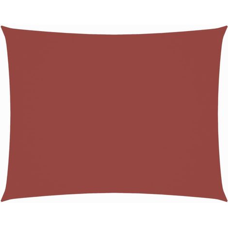 Maison Exclusive - Parasole a Vela Oxford Rettangolare 2x4 m Terracotta