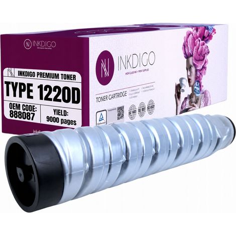Toner Inkdigo 888087 compatibile con Ricoh Aficio 1015 1018 1113, certificato TÜV. (1/5)
