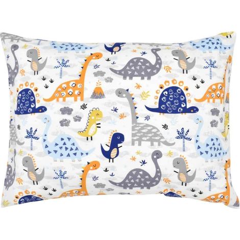 Taie d'oreiller enfant en coton imprimé, style enveloppe, idéale pour les voyages, disponible en plusieurs tailles. (1/5)