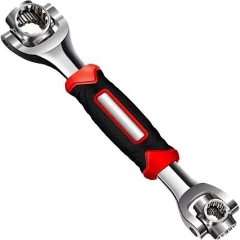 Clé à douille multifonction 52 en 1 avec tête rotative à 360 degrés, adaptée à la réparation de vélos à domicile - 1 pièce, non magnétique. (1/3)