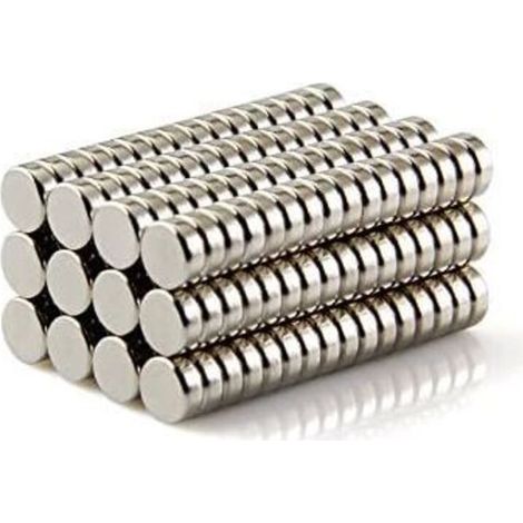 Aimant néodyme 25 aimants néodyme N52 disque 8x3mm