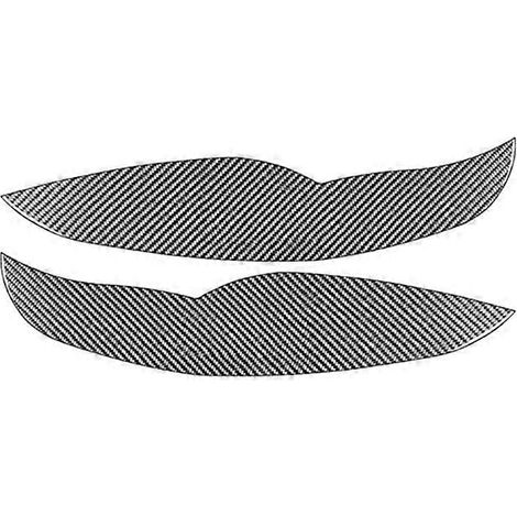 Baguettes de garniture de protection de bas de porte latérales et arrière en fibre de carbone compatibles avec les modèles BMW Série 2 F44 (2020-2023), accessoires intérieurs. (1/5)