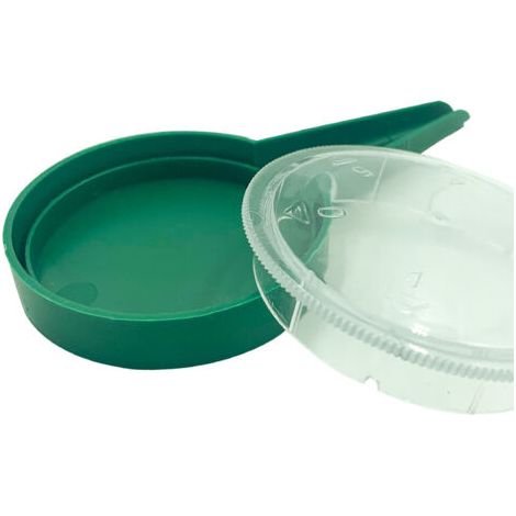 royaluxe-Distributeur de graines, Hand Held dissipateurs de Semeur de graines de jardin Graines de fleur Plante Pot de fleurs Semoir Outil, réglable Portable 12.5 x 7cm/4.92" x 2.76" Green 10pcs (1/3)