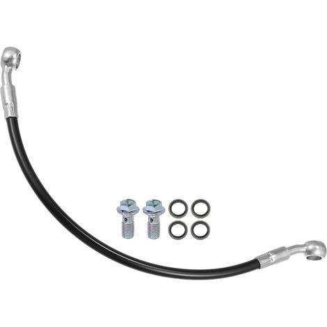 Moto Hydraulique Frein Ligne Huile Tuyau Tube 30cm Noir 1 Ensemble (1/5)
