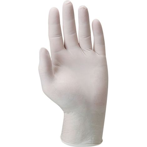 Box mit 100 puderbeschichteten Latex-Einweghandschuhen 5800, AQL 15, Größe 12 (1/2)