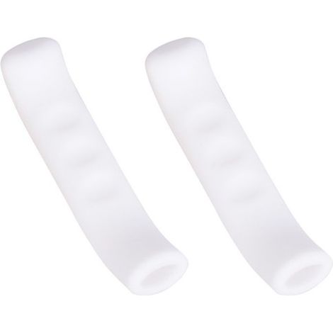 fundas protectoras para palancas de freno de MTB bicicletas montaña, funda universal antideslizante silicona palancas freno bicicleta, color azul (1/5)