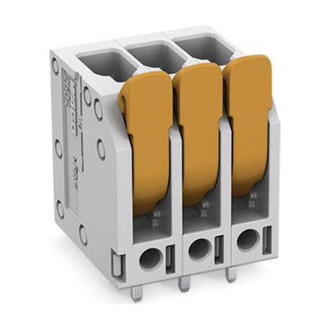 Borne pour circuits imprimés WAGO 2604-3106 4 mm² Nombre de pôles 6 1 pc(s) Q608132