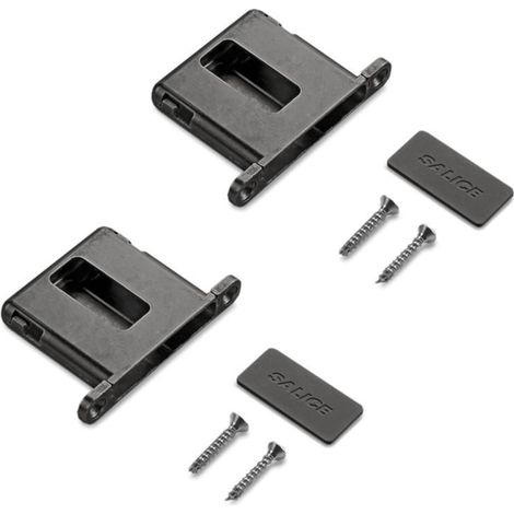 contenedor embutido bisagra conecta acabado titanio solape 12.5 - 16.5mm