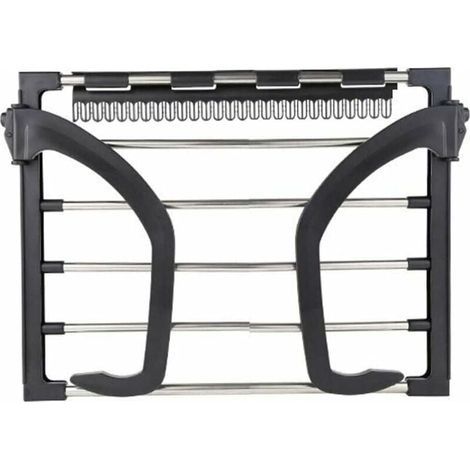 Séchoir À Linge Pour Radiateur - Tube Circulaire - 32 X 40 Cm - Noir - 1 Pièce