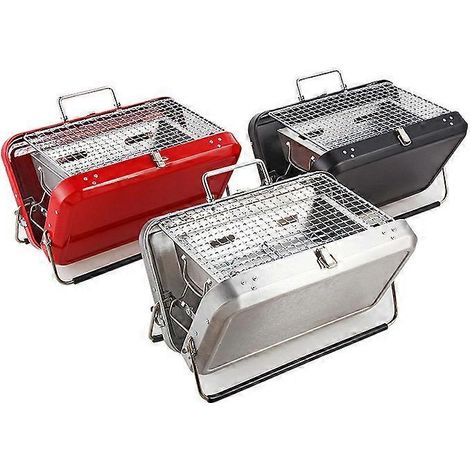 Mini barbecue portable en acier inoxydable pour l'extérieur et l'intérieur ( ) (1/2)
